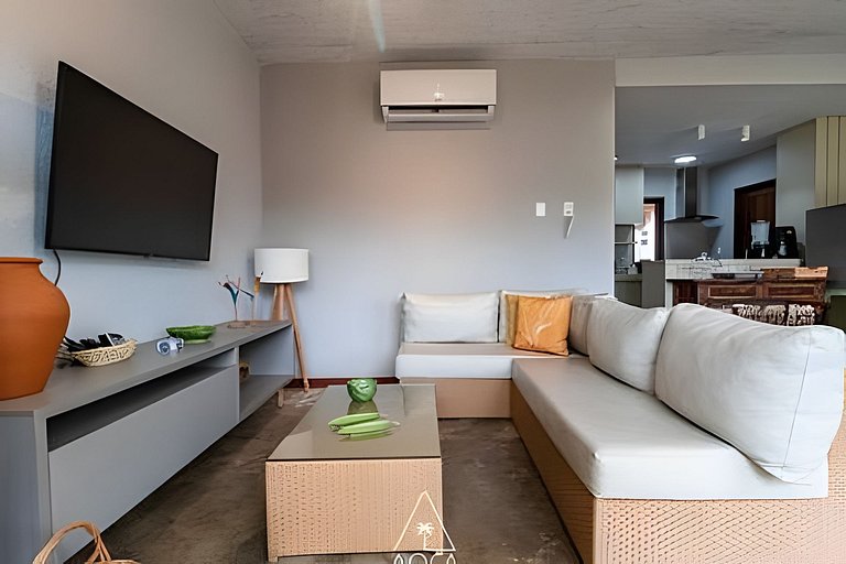 Duplex 50m from the Sea at Patacho Beach, Milagres
