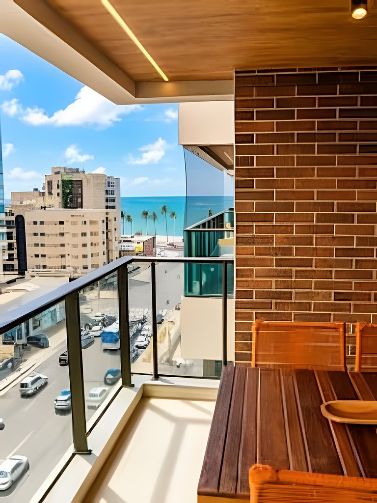 Apto Vista Mar a 200m da Praia de Jatiúca, Maceió