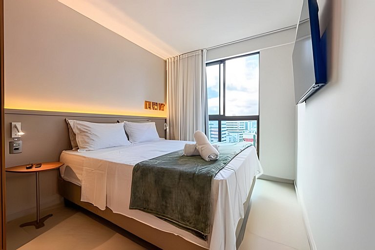 Apto Vista Mar a 200m da Praia de Jatiúca, Maceió