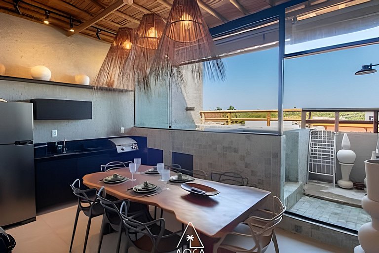 Casa Cajú, Triplex c/ 4 Suítes na Praia do Patacho