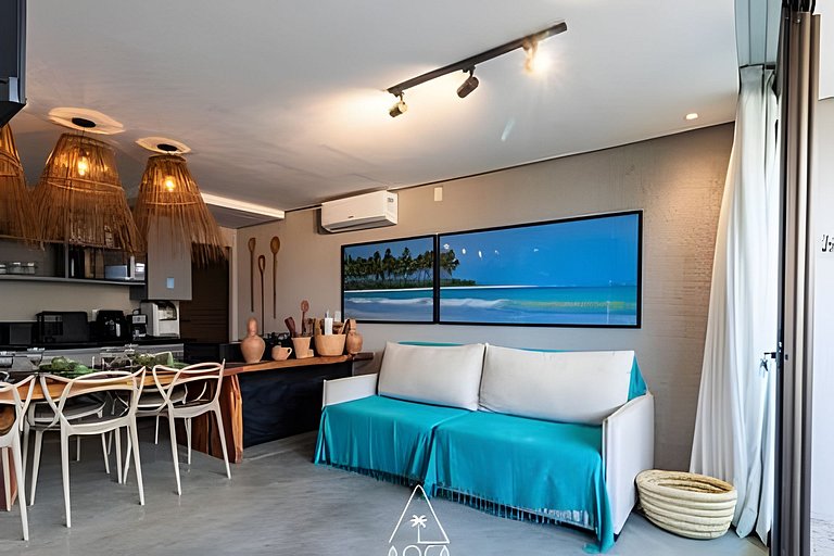 Casa Cajú, Triplex with 4 Suites at Patacho Beach