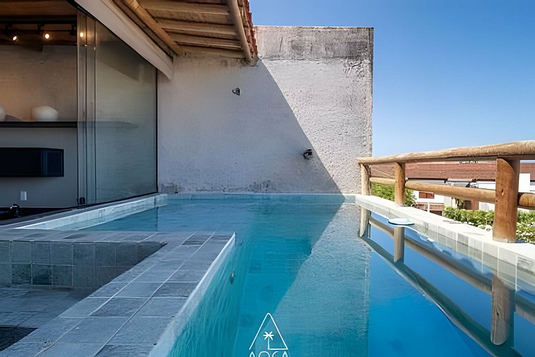 Casa Cajú, Triplex with 4 Suites at Patacho Beach