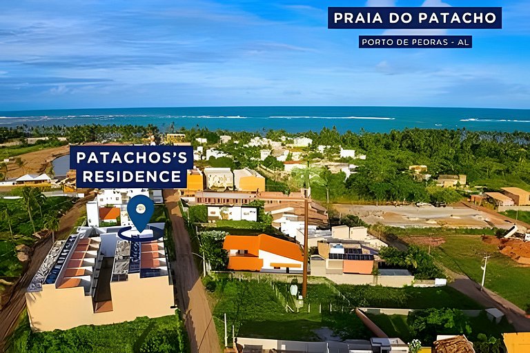 Casa Cajú, Triplex c/ 4 Suítes na Praia do Patacho