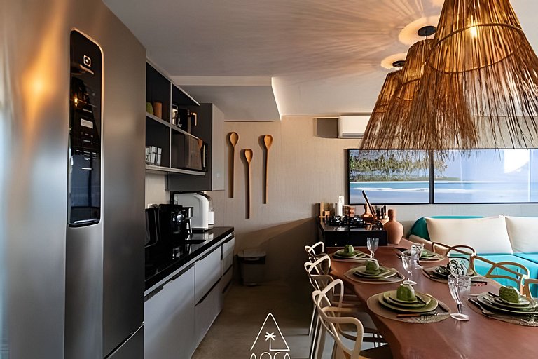 Casa Cajú, Triplex with 4 Suites at Patacho Beach