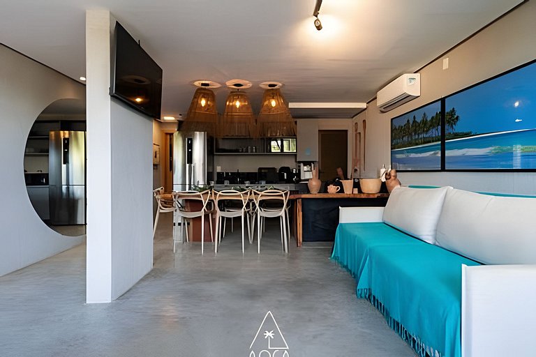 Casa Cajú, Triplex c/ 4 Suítes na Praia do Patacho
