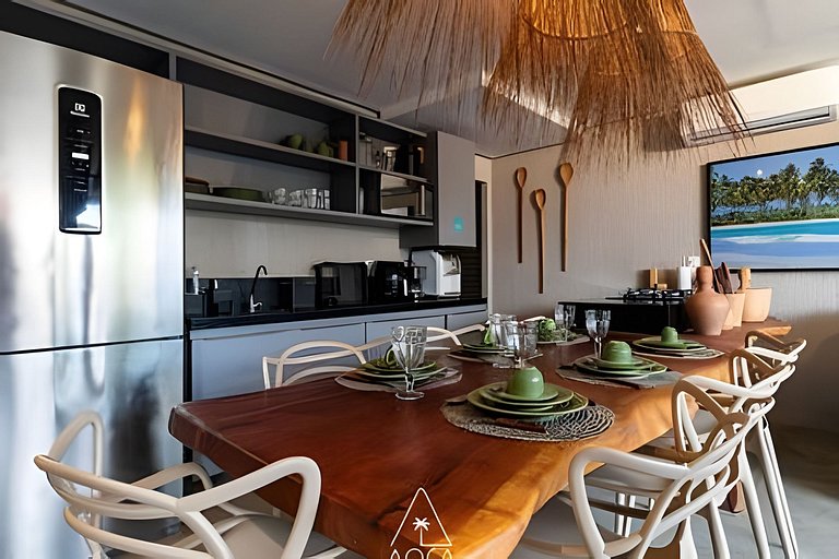 Casa Cajú, Triplex c/ 4 Suítes na Praia do Patacho