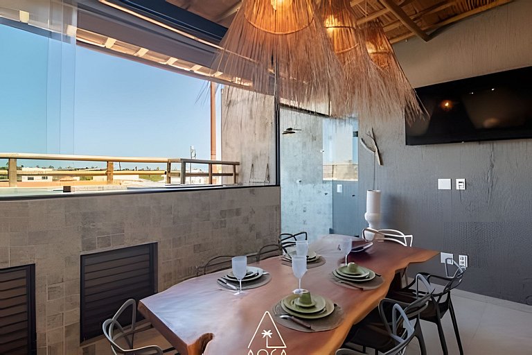 Casa Cajú, Triplex with 4 Suites at Patacho Beach