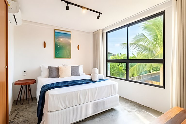 Penthouse 60m from the beach on the Rota dos Milagres