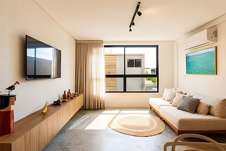 Penthouse 60m from the beach on the Rota dos Milagres