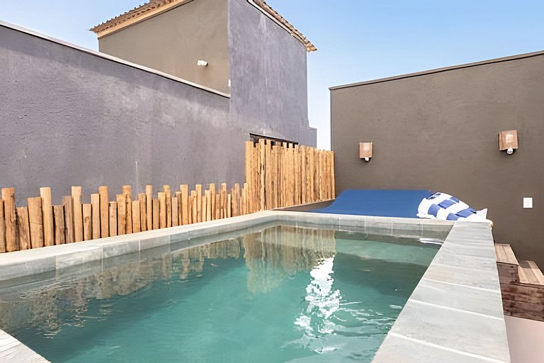 Penthouse 60m from the beach on the Rota dos Milagres