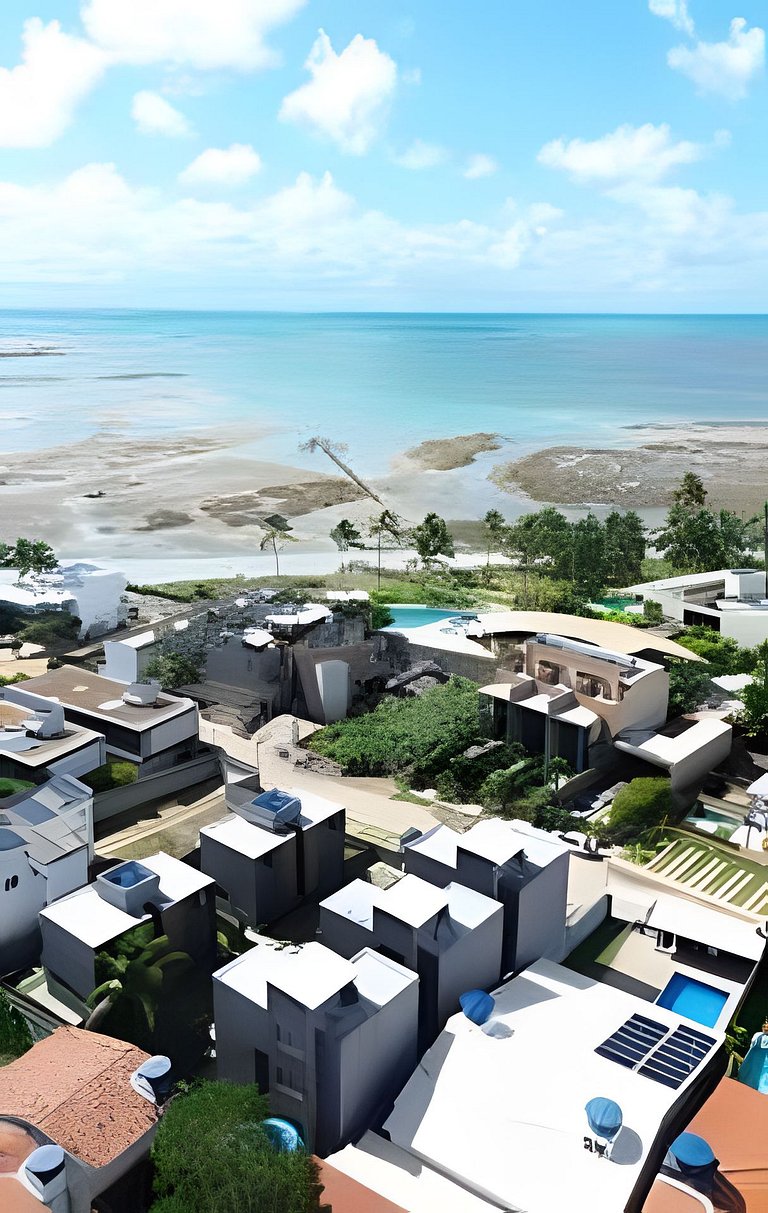 Penthouse 60m from the beach on the Rota dos Milagres