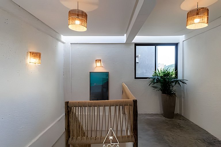 Penthouse 60m from the beach on the Rota dos Milagres