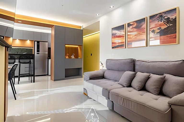 2-bedroom apartment 50m from the beach in Ponta Verde, Macei