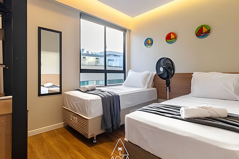 2 Quartos a 50m da praia na Ponta Verde, Maceió