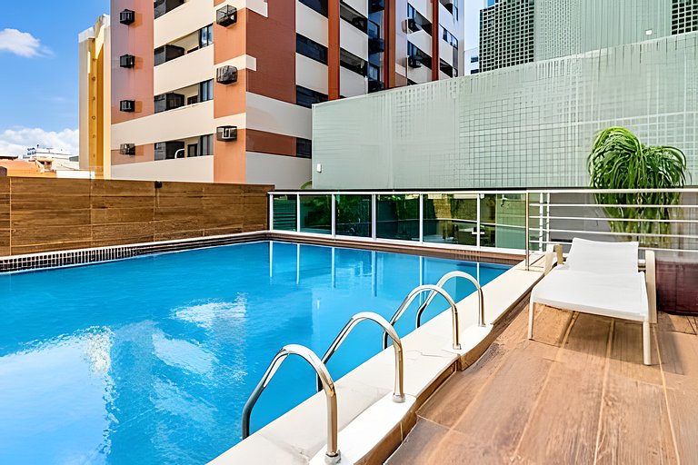 Edifício Strauss - Apto a 250m da Praia da Jatiúca