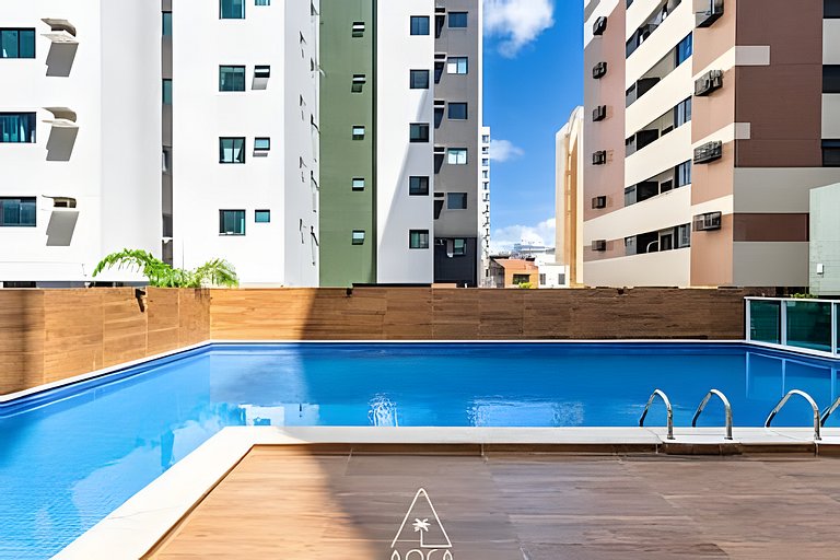 Edifício Strauss - Apto a 250m da Praia da Jatiúca
