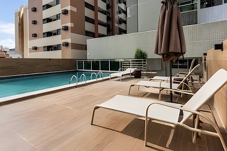 Edifício Strauss - Apto a 250m da Praia da Jatiúca