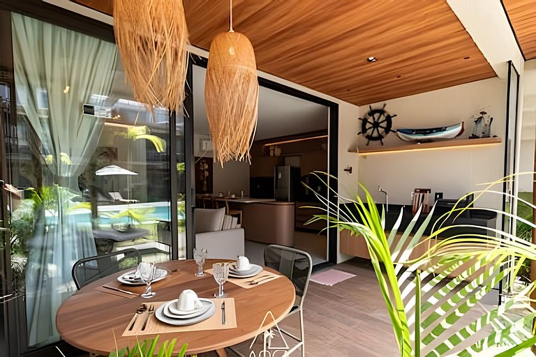 Ground-floor apartment with 2 suites at Naay in Tatuamunha