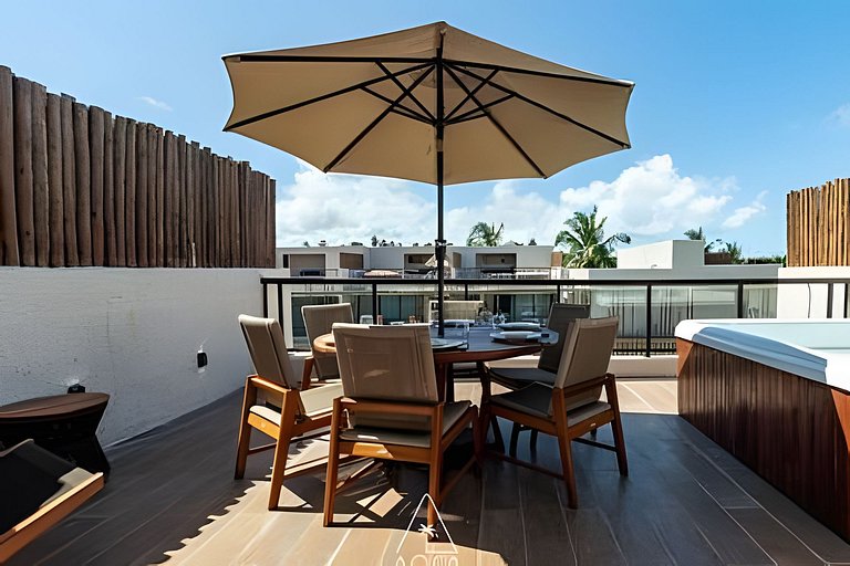 Getaway at Naay Tatuamunha with Rooftop and Jacuzzi