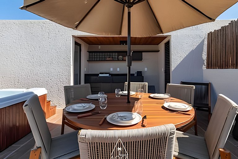 Refúgio no Naay Tatuamunha com Rooftop e Jacuzzi