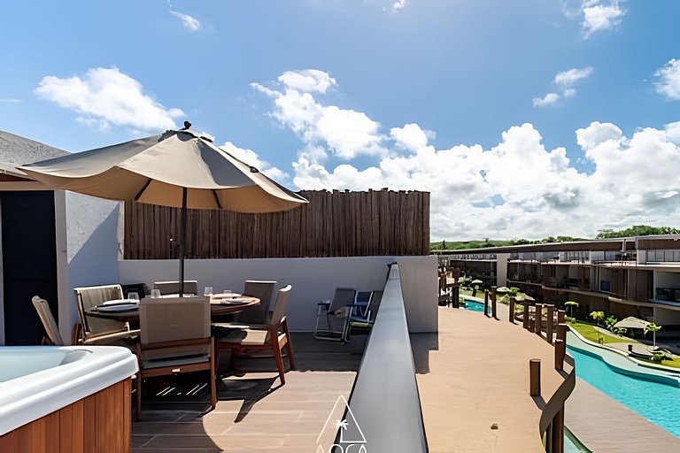 Refúgio no Naay Tatuamunha com Rooftop e Jacuzzi