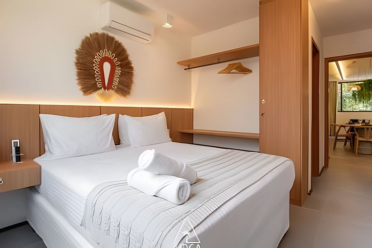 Flat Sollar, 2-Suite Beachfront Property in Japaratinga