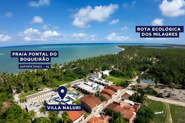 Flat Sollar, 2 Suítes à Beira Mar em Japaratinga