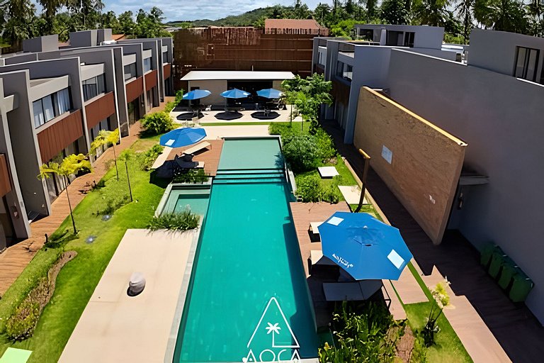 Flat Sollar, 2-Suite Beachfront Property in Japaratinga
