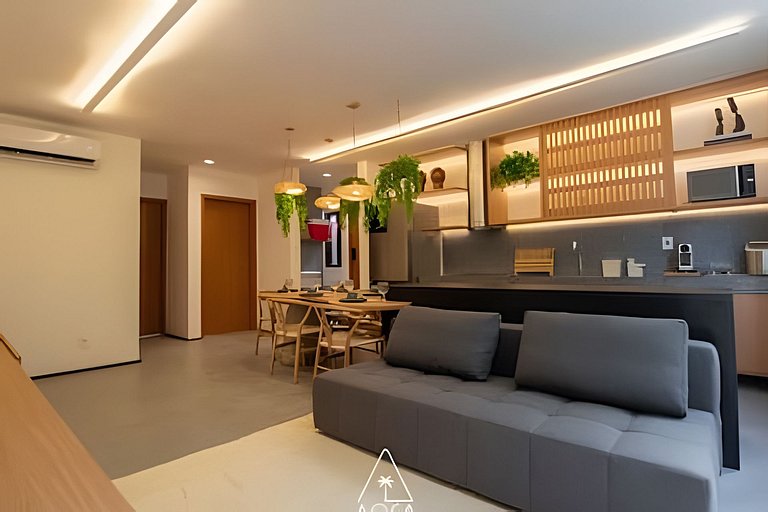 Flat Sollar, 2 Suítes à Beira Mar em Japaratinga