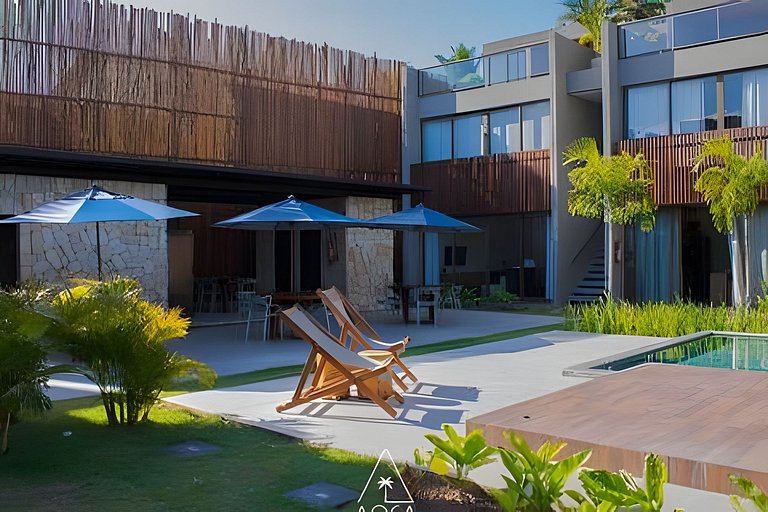Flat Sollar, 2 Suítes à Beira Mar em Japaratinga