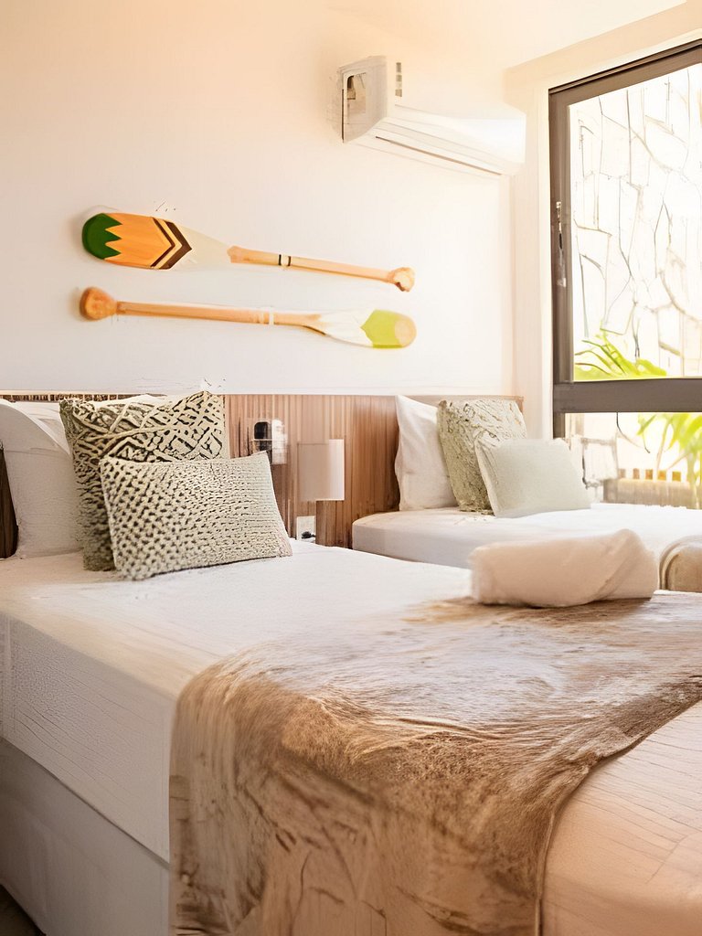Triplex a 80 metros do Mar com Piscina e Jacuzzi
