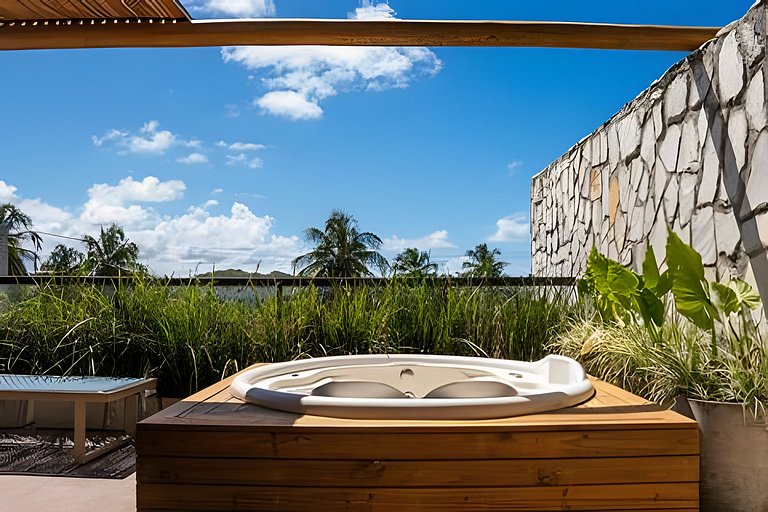 Triplex a 80 metros do Mar com Piscina e Jacuzzi