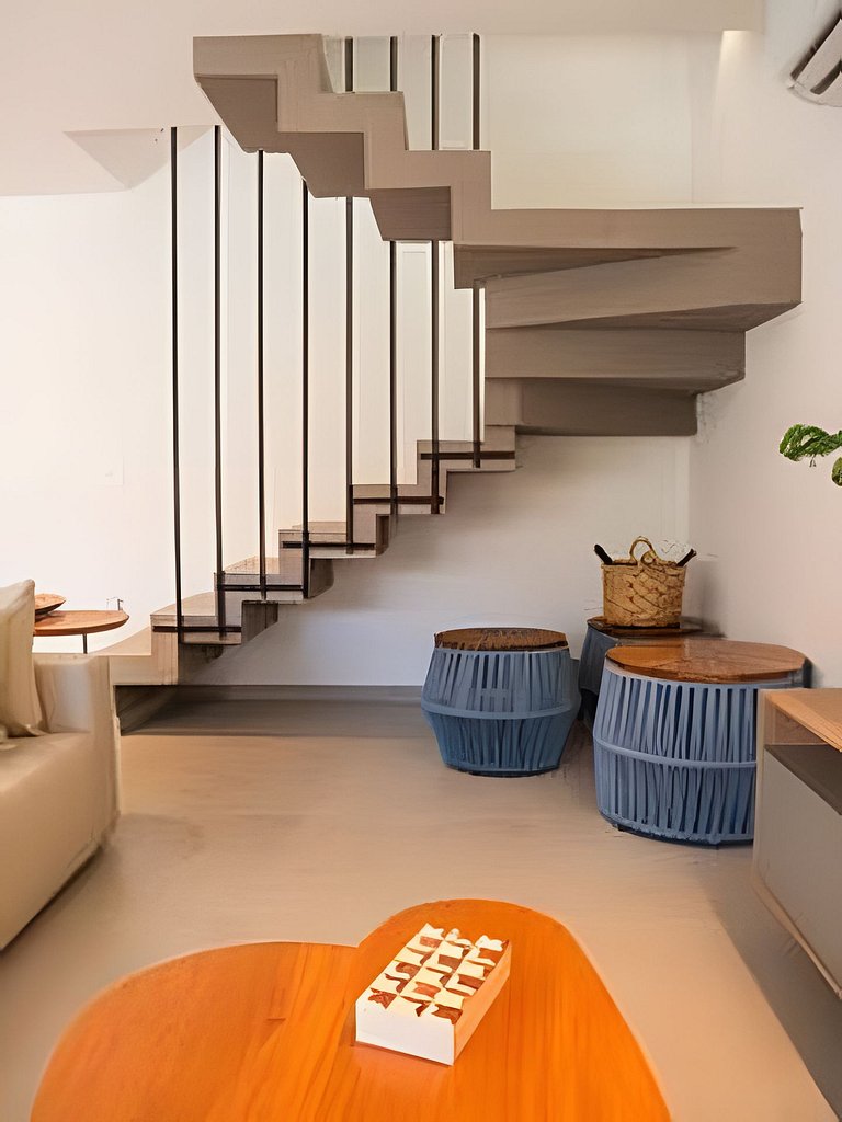 Triplex a 80 metros do Mar com Piscina e Jacuzzi