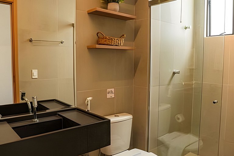 Triplex 80 meters from the sea with a pool and Jacuzzi