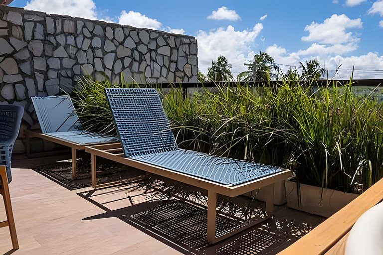 Triplex a 80 metros do Mar com Piscina e Jacuzzi
