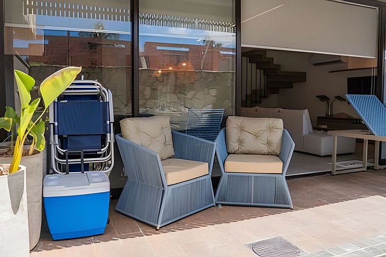 Triplex a 80 metros do Mar com Piscina e Jacuzzi