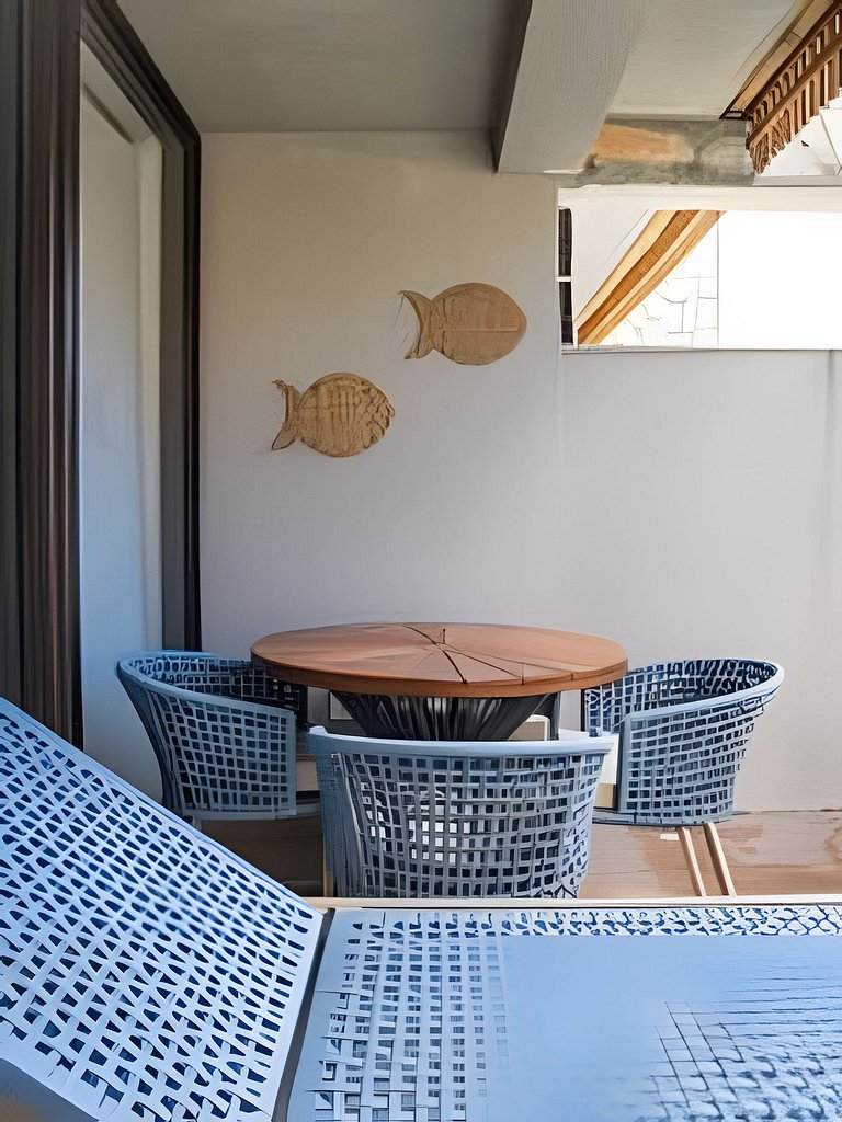 Triplex a 80 metros do Mar com Piscina e Jacuzzi