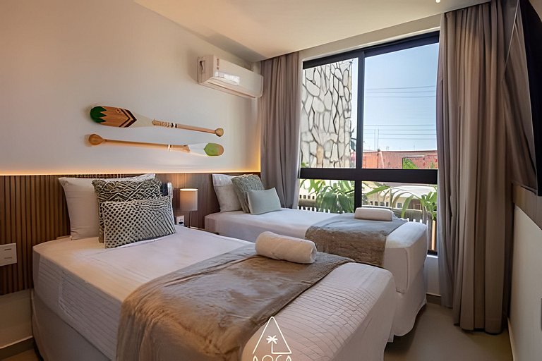 Triplex a 80 metros do Mar com Piscina e Jacuzzi
