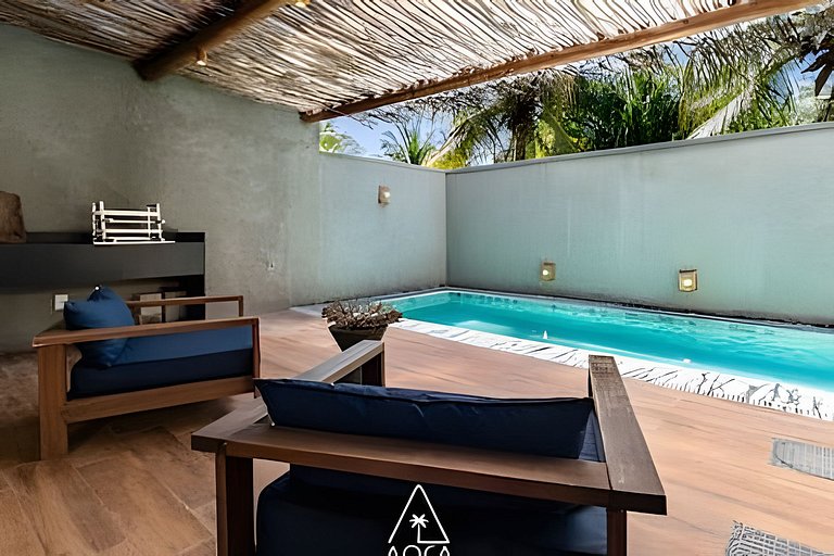 Villa Pysá | Casa 3 suítes em Milagres c/ Piscina