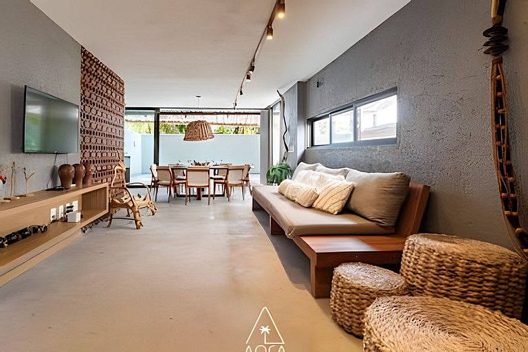 Villa Pysá | Casa 3 suítes em Milagres c/ Piscina