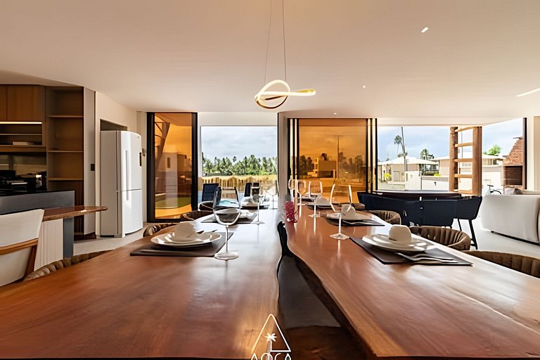 Exclusive House with 5 Suites at Patacho Beach