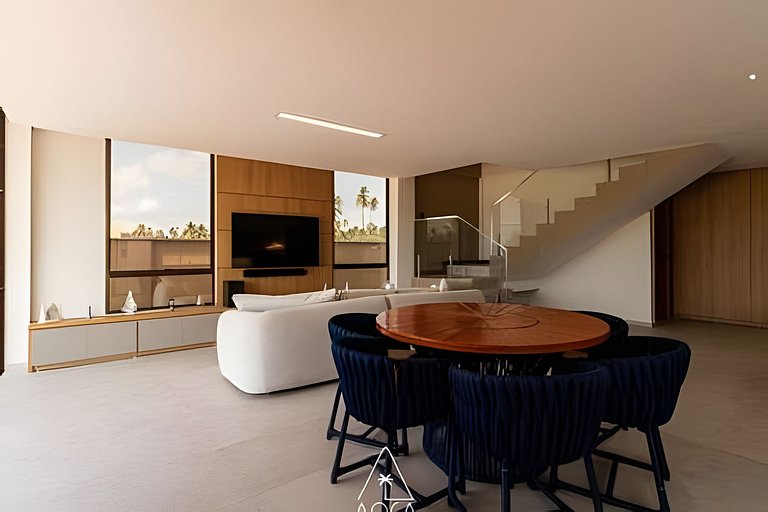 Casa Exclusiva com 5 Suítes na Praia do Patacho