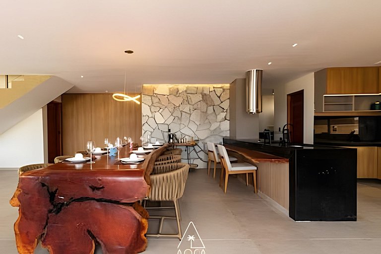 Exclusive House with 5 Suites at Patacho Beach
