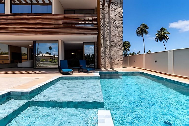 Casa Exclusiva com 5 Suítes na Praia do Patacho